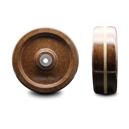 Service Caster SCC-12" High Temp Phenolic Wheel Only w/Roller Bearing- 3/4" Bore-3500 lbs Cpty SCC-PHRHT1230